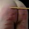Spanking Hard with rods on big ass