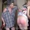 Neigbor Samantha Spanks For Loud Noise