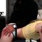 Wearing out two Naughty Bottoms- Stevie and Skylar Rose Strapped, Paddled, and Bruised Pt1