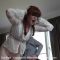 A belting tests Zoe Page’s resolve as her jodhpurs and panties come down