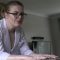 Pretty Helen Stephens dances from a riding crop and strap on her bare ass