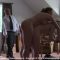 Standing on tiptoe, totally nude, Belinda Lawson is caned held on Helen’s back