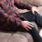 Chrissy Marie – Club Slut Broken Curfew – OTK in Skin Tight Shiny Leggings