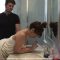 Nude From The Shower, A Wooden Paddle Will Blister Katyas Totally Bare Bottom
